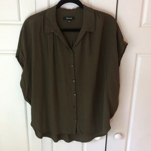 Madewell central drapey shirt